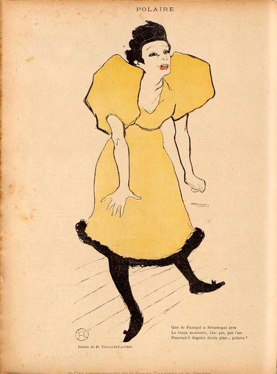 Polaire from La Rire by Henri de Toulouse Lautrec